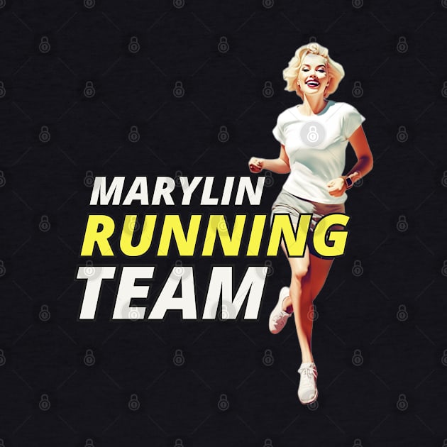 Marilyn Running Team - Marilyn Monroe by Fenay-Designs